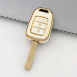 Gold TPU Car Key Cover For  Honda  Key Protect Case