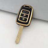 Gold TPU Car Key Cover For  Honda  Key Protect Case