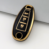 Gold TPU Car Key Cover For SUZUKI  Key Protect Case