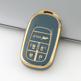 Gold TPU Car Key Cover For  Honda  Key Protect Case