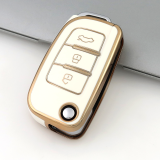 Gold TPU Car Key Cover For Geely  Key Protect Case
