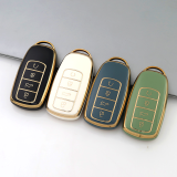 Gold TPU Car Key Cover For Chery  Key Protect Case