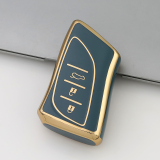 Gold TPU Car Key Cover For Lexus  Key Protect Case