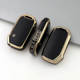 Gold TPU Car Key Cover For  Kia  Key Protect Case