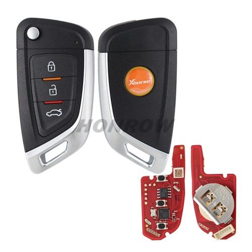 Xhorse Universal 3 Buttons Wire Remote Car Key  English Version XKKF05EN
