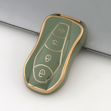 Gold TPU Car Key Cover For Geely  Key Protect Case