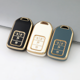 Gold TPU Car Key Cover For  Honda  Key Protect Case