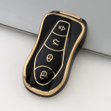 Gold TPU Car Key Cover For Geely  Key Protect Case