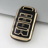 Gold TPU Car Key Cover For  Kia  Key Protect Case