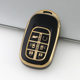 Gold TPU Car Key Cover For  Honda  Key Protect Case