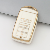 Gold TPU Car Key Cover For  Honda  Key Protect Case