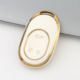Gold TPU Car Key Cover For Roewe  Key Protect Case