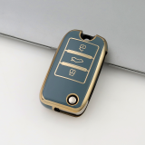 Gold TPU Car Key Cover For Roewe  Key Protect Case