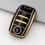Gold TPU Car Key Cover For  Kia  Key Protect Case
