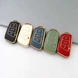 Gold TPU Car Key Cover For Chery  Key Protect Case