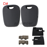 Universal transponder key shell kit, can put all KEYDIY blade