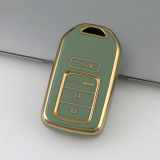 Gold TPU Car Key Cover For  Honda  Key Protect Case