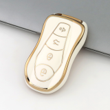Gold TPU Car Key Cover For Geely  Key Protect Case