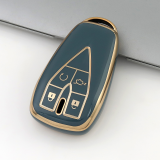 Gold TPU Car Key Cover For  Changan  Key Protect Case