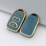 Gold TPU Car Key Cover For  Kia  Key Protect Case