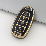 Gold TPU Car Key Cover For  HYUNDAI  Key Protect Case