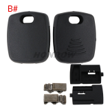 Universal transponder key shell kit, can put all KEYDIY blade