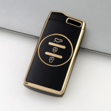 Gold TPU Car Key Cover For Chery  Key Protect Case