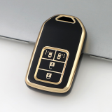Gold TPU Car Key Cover For  Honda  Key Protect Case