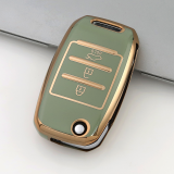 Gold TPU Car Key Cover For  Kia  Key Protect Case