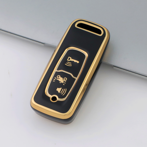 Gold TPU Car Key Cover For  Honda  Key Protect Case