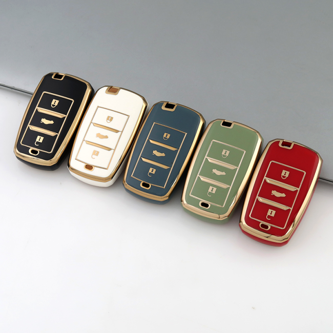 Gold TPU Car Key Cover For  Changan  Key Protect Case