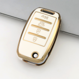 Gold TPU Car Key Cover For  Kia  Key Protect Case