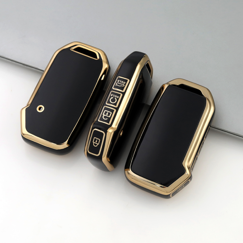 Gold TPU Car Key Cover For  Kia  Key Protect Case