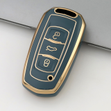 Gold TPU Car Key Cover For Geely  Key Protect Case
