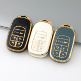 Gold TPU Car Key Cover For  Honda  Key Protect Case