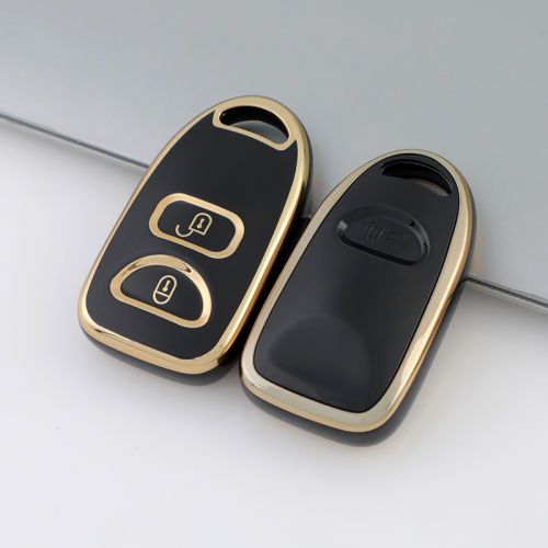 Gold TPU Car Key Cover For  Kia  Key Protect Case