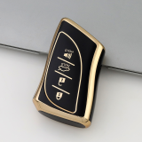 Gold TPU Car Key Cover For Lexus  Key Protect Case