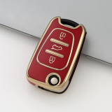 Gold TPU Car Key Cover For  HYUNDAI  Key Protect Case