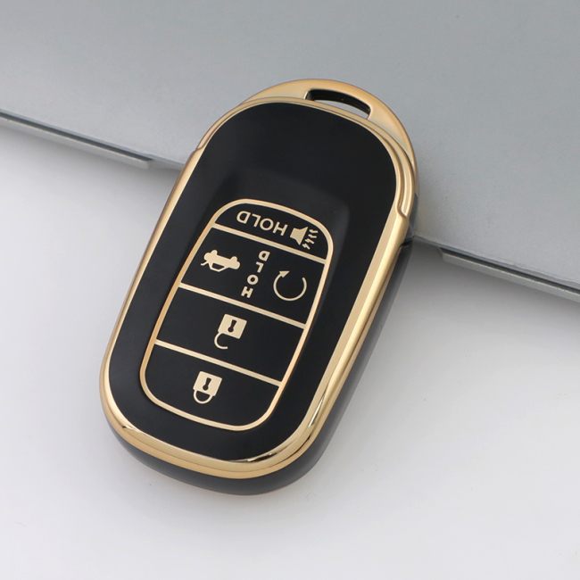 Gold TPU Car Key Cover For  Honda  Key Protect Case