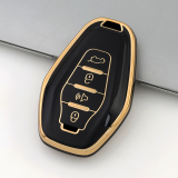 Gold TPU Car Key Cover For Chery  Key Protect Case