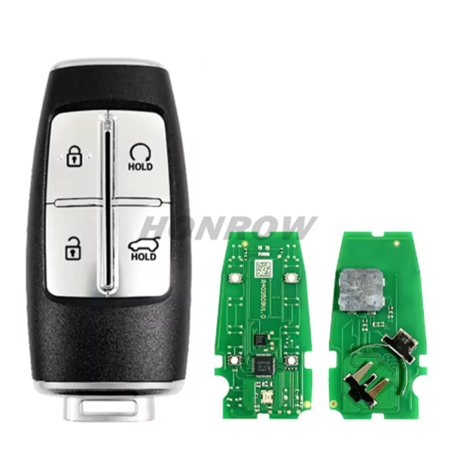For Hyundai Genesis GV70 4 Button Remote Smart Keys with 433MHz 47 CHIP  FCC ID: TQ8-FOB-4F37  PN：95440-AR101