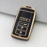 Gold TPU Car Key Cover For  Honda  Key Protect Case