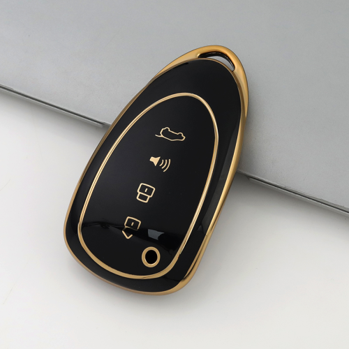 Gold TPU Car Key Cover For WEY  Key Protect Case