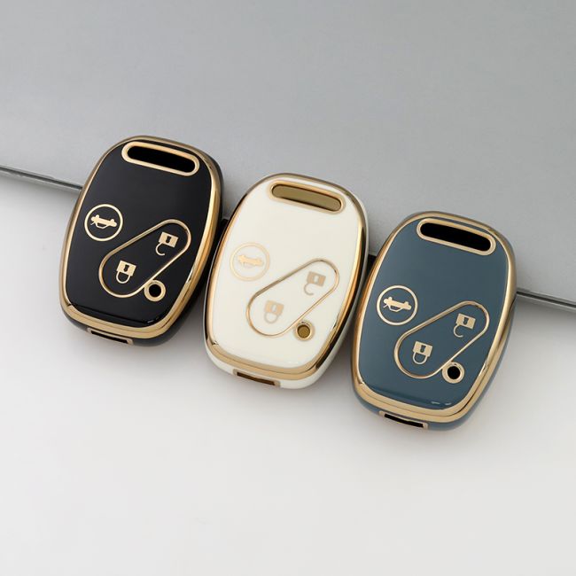 Gold TPU Car Key Cover For  Honda  Key Protect Case