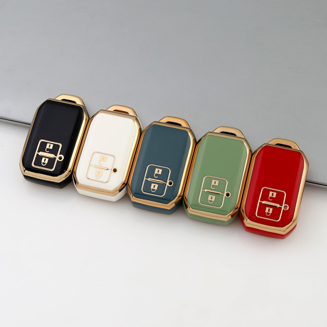 Gold TPU Car Key Cover For SUZUKI  Key Protect Case
