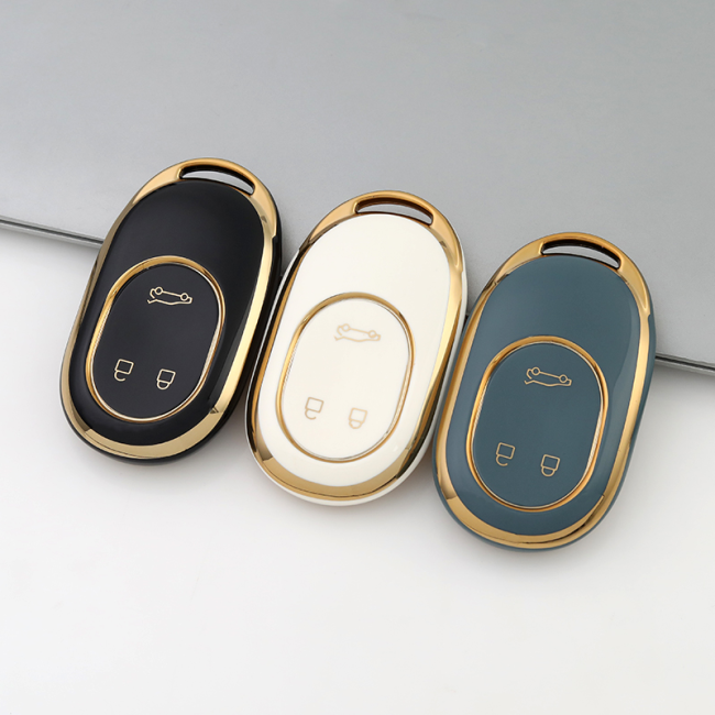 Gold TPU Car Key Cover For Roewe  Key Protect Case