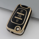 Gold TPU Car Key Cover For  HYUNDAI  Key Protect Case