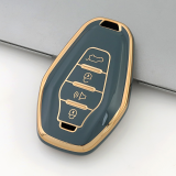 Gold TPU Car Key Cover For Chery  Key Protect Case