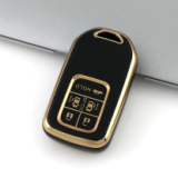 Gold TPU Car Key Cover For  Honda  Key Protect Case