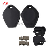 Universal transponder key shell kit, can put all KEYDIY blade